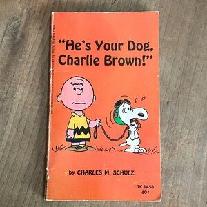 "He's Your Dog, Charlie Brown!" Book vintage 1973 softcover comic book